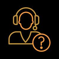 Help Request Icon Design vector