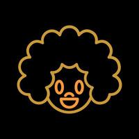 Clown Face Icon Design vector