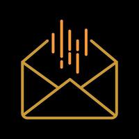 Mail Sorting Icon Design vector