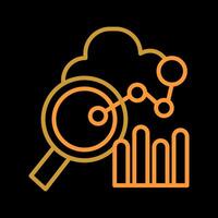 Workforce Analytics Icon Design vector