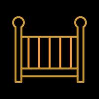 Nursery Cots Icon Design vector