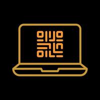 QR Code Scanner App Icon Design vector