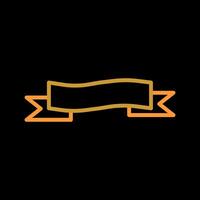 Ribbon Icon Design vector