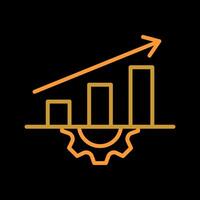 Performance Metrics Icon Design vector