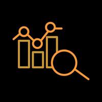 Data Analytics Icon Design vector