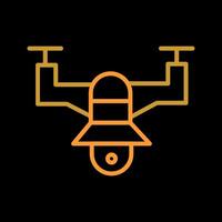 Drone Photography Icon Design vector