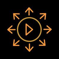 Viral Content Icon Design vector