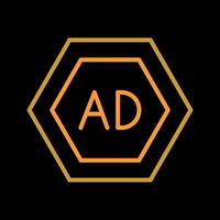 Ad Blocker Icon Design vector
