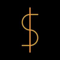 Dollar Icon Design vector