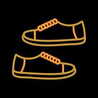 Toddler Shoes Icon Design vector