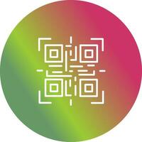 QR Code Reader Icon Design vector