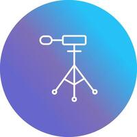 Tripod Tools Icon Design vector