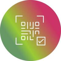 QR Code Link Icon Design vector