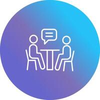 News Interview Icon Design vector