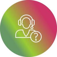 Help Request Icon Design vector