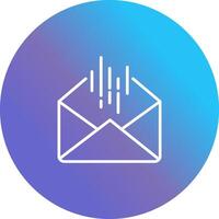 Mail Sorting Icon Design vector