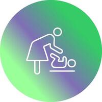 Changing Table Icon Design vector