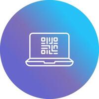 QR Code Scanner App Icon Design vector