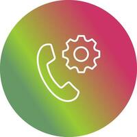 Technical Help Icon Design vector
