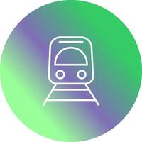Light Rail Icon Design vector