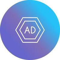 Ad Blocker Icon Design vector