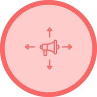 Ad Campaign Icon Design vector