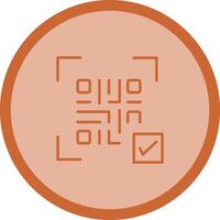 QR Code Link Icon Design vector
