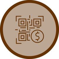 QR Code Payment Icon Design vector