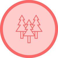 Evergreen Tree Icon Design vector