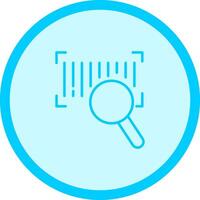 Barcode Database Icon Design vector