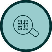 QR Code App Icon Design vector