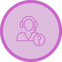 Help Request Icon Design vector