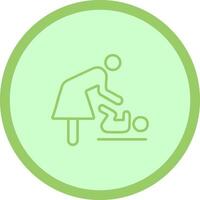 Changing Table Icon Design vector