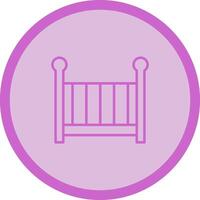 Nursery Cots Icon Design vector