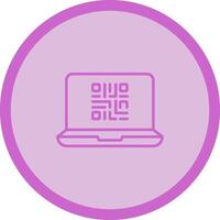 QR Code Scanner App Icon Design vector