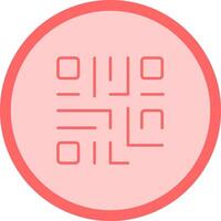 QR Code Icon Design vector