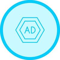 Ad Blocker Icon Design vector