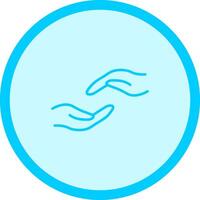 Supportive Hand Icon Design vector