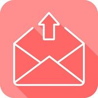 Outbox Icon Design vector