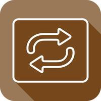 Repeat Button Icon Design vector