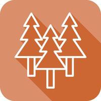 Evergreen Tree Icon Design vector