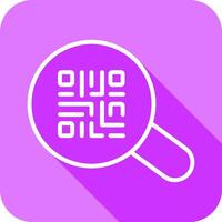 QR Code App Icon Design vector