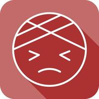 Face with Head-Bandage Icon Design vector
