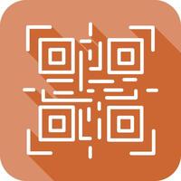 QR Code Reader Icon Design vector
