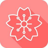 Cherry Blossom Icon Design vector