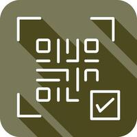 QR Code Link Icon Design vector