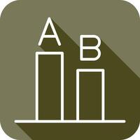 AB Testing Icon Design vector