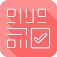 QR Code Checkout Icon Design vector