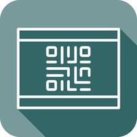 QR Code Business Card Icon Design vector