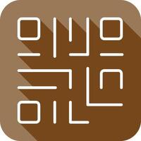 QR Code Icon Design vector